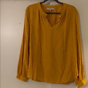 Never worn Embellished blouse with cuffed sleeve